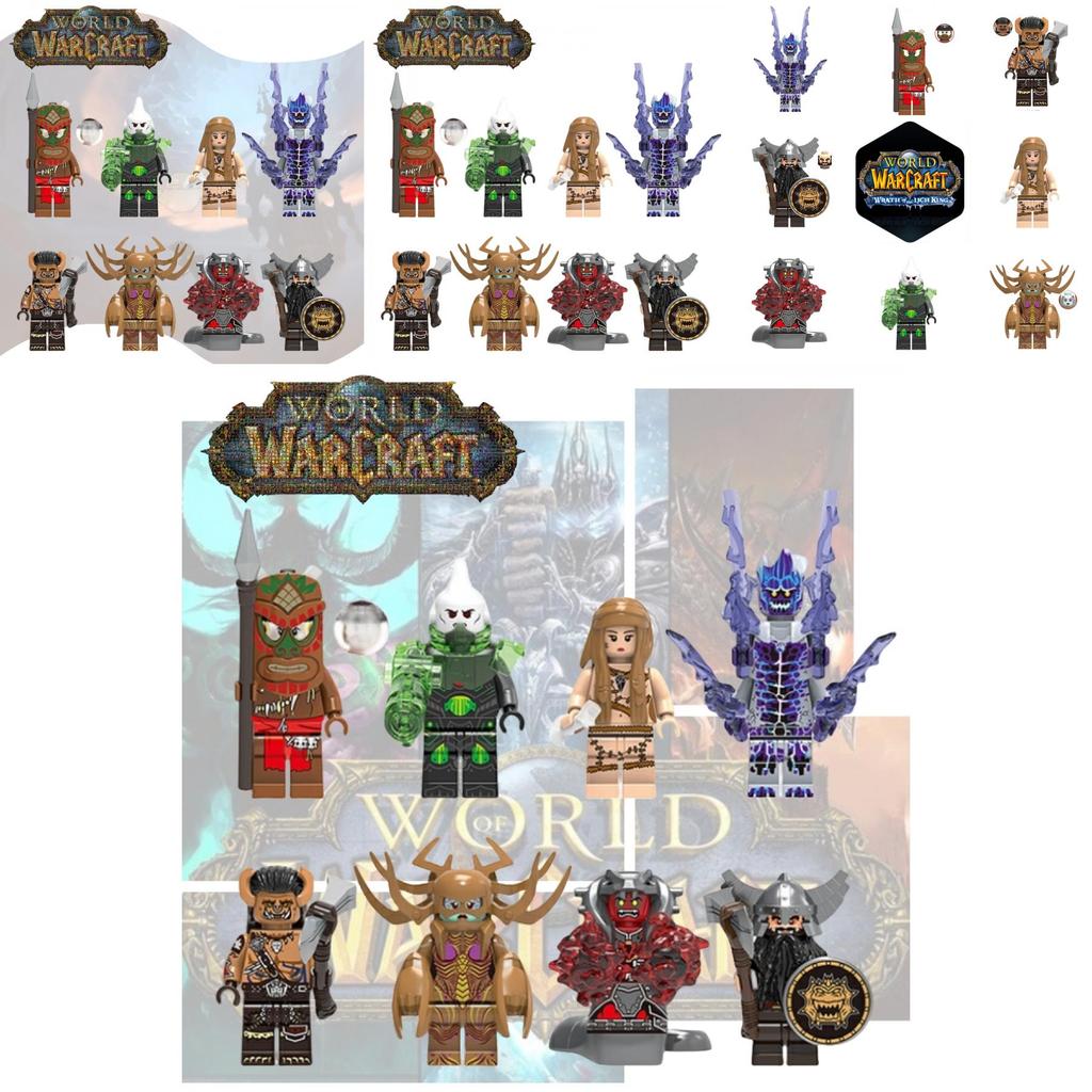 X0285 Evil Dwarf Mechanical Virus Soldier Building Blocks Toy Diy Abs Material Non-electric