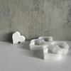 Love Insert Ornament Mold Plaster Molds Plaster Love Love Drip Silicone Moulds Concrete