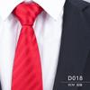 Dress Wedding Tie Men'S 8Cm Groom Wedding Korean Version Burgundy Business Tie Narrow Zipper Lazy Men And Women