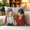 E-Erased Boku dake ga Inai Machi  Pillow Case Square Double-Sided Sofa Cushion Cover Bedroom Bedside Pillow