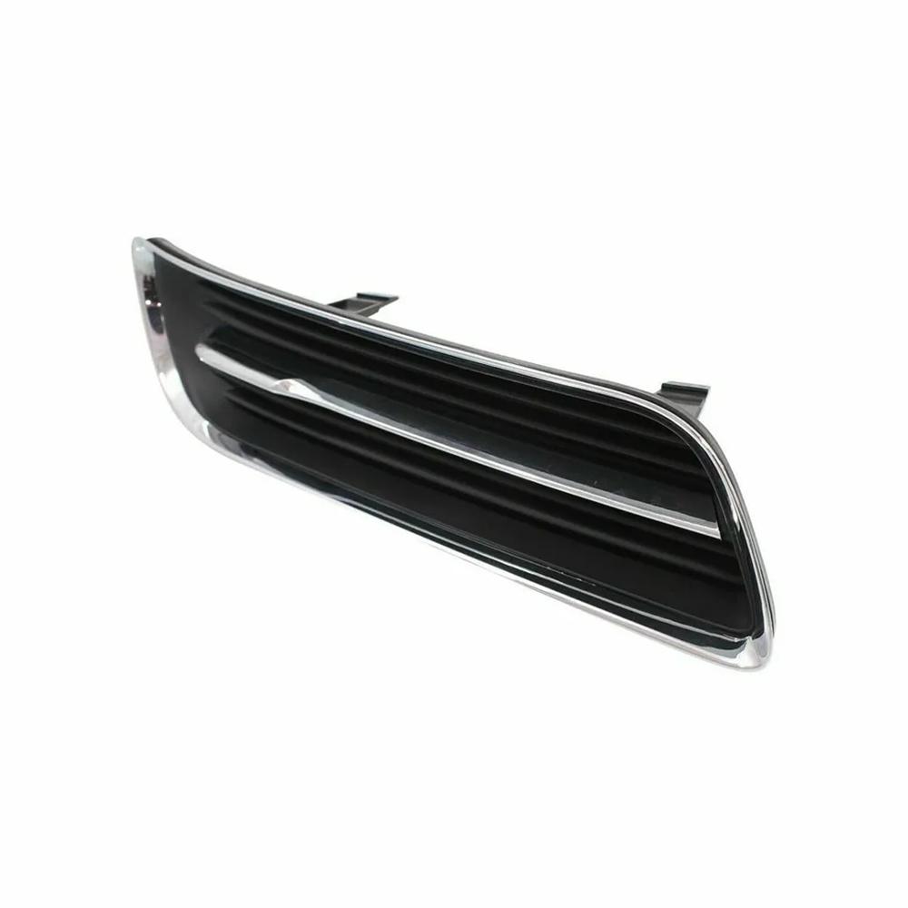 Fog Light Lamp Hole Cover Black W/ Chrome Trim LH RH Kit Pair for Chrysler 300