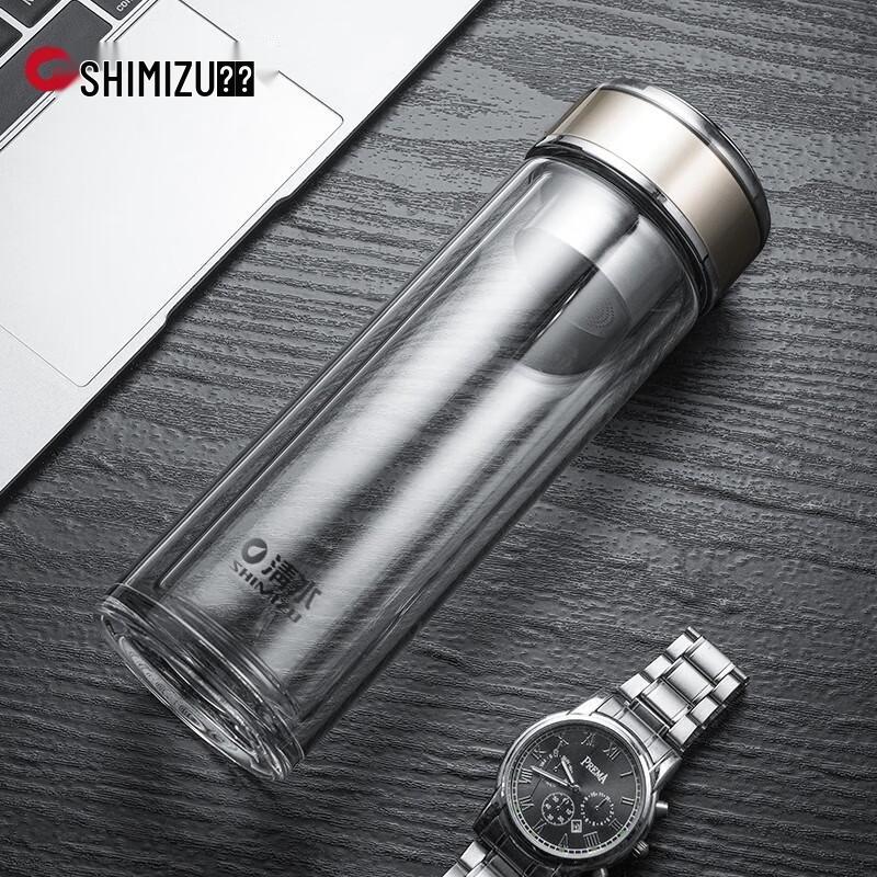 Shimizu Double-Wall Glass Portable Cup