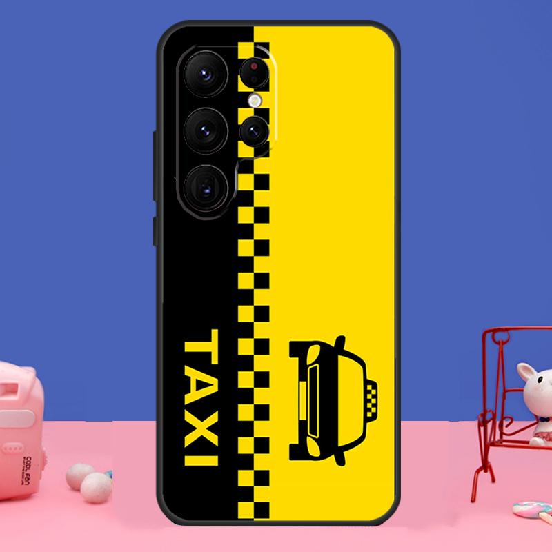 NYC Yellow Taxi Cabs Case For Samsung Galaxy S23 S22 S24 Ultra S8 S9 S10 Plus Note 10 20 Ultra S20 S21 FE Cover