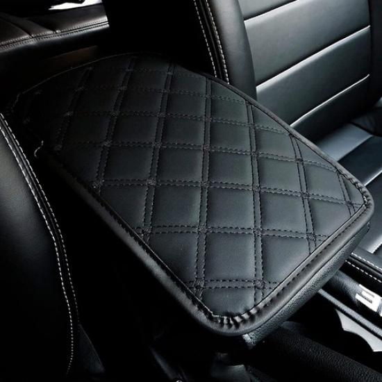 Car Armrest Pad Cover Center Console Box Cushion Mat Protector Accessories Trims