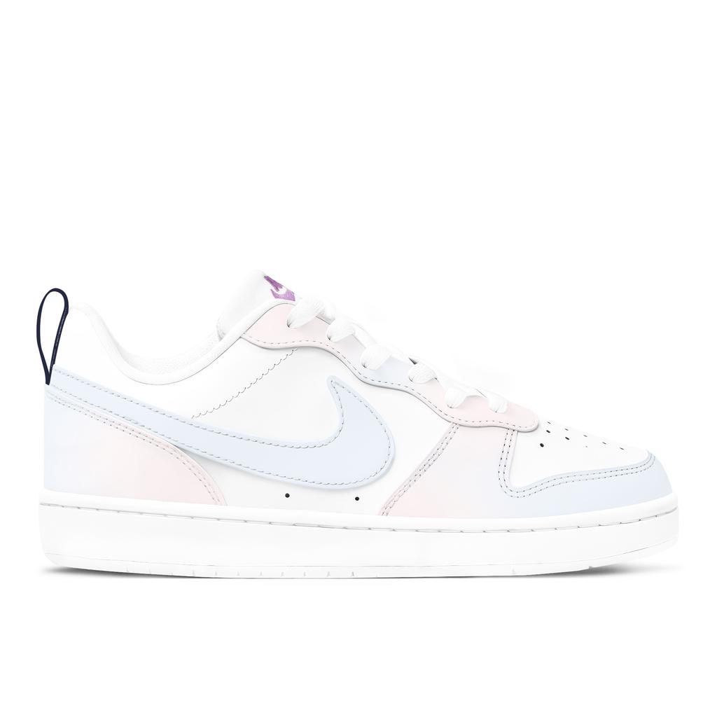 Nike Court Borough Blue Meow Pink Trace Skateboard Shoes Women's Blue Pink FV8120-141(Team2333-)