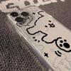 Transparent for IPhone 15 for IPhone16 Cartoon Line Dog 13 for Apple 11 Protective Cover Space Soft Case