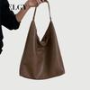 Soft Leather Large-Capacity Underarm Bag Commuter Lazy Style All-Match One-Shoulder Tote Bag