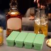 Stora isformar för frysen med lock Stor ismaskinsform med lock för whisky 4 fack Lätt att släppa Kylande kubtillverkningsverktyg för