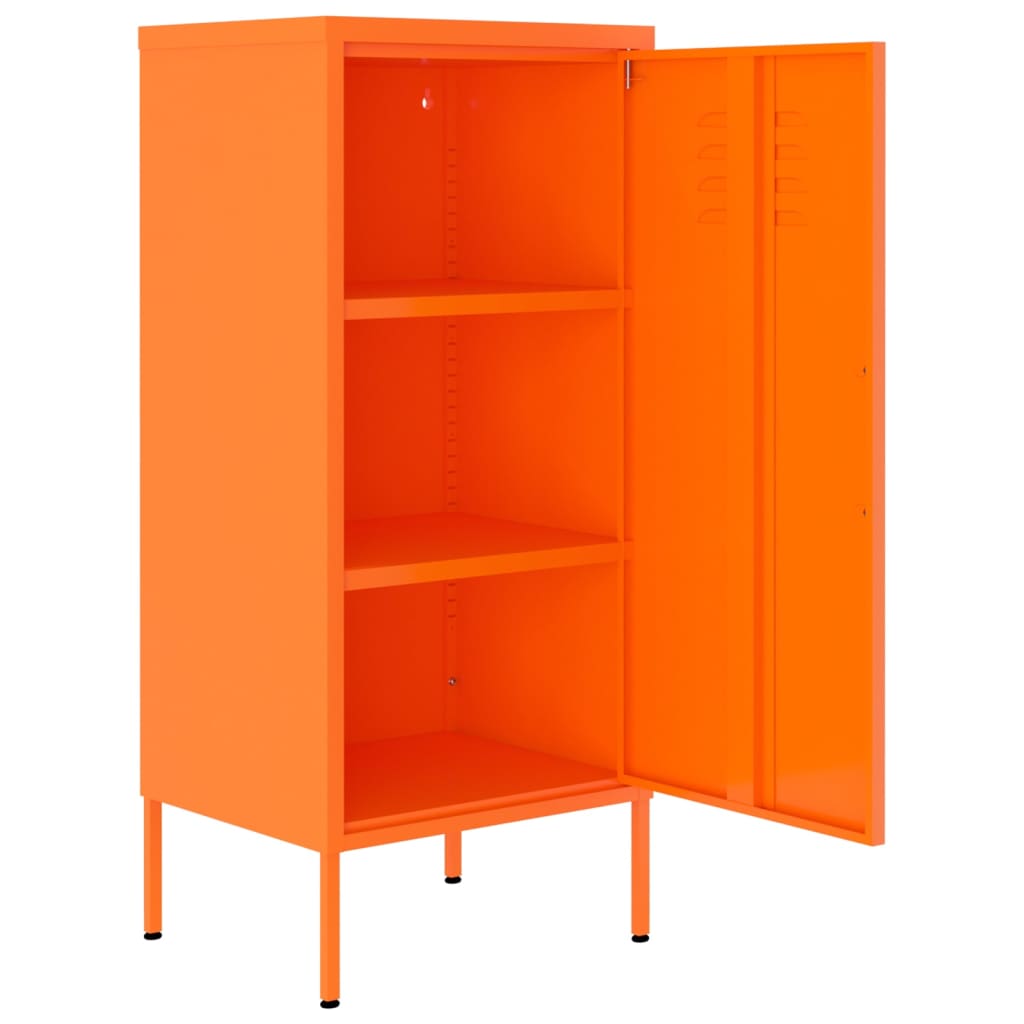 Storage Cabinet Orange 42.5 x 35 x 101.5 cm Steel