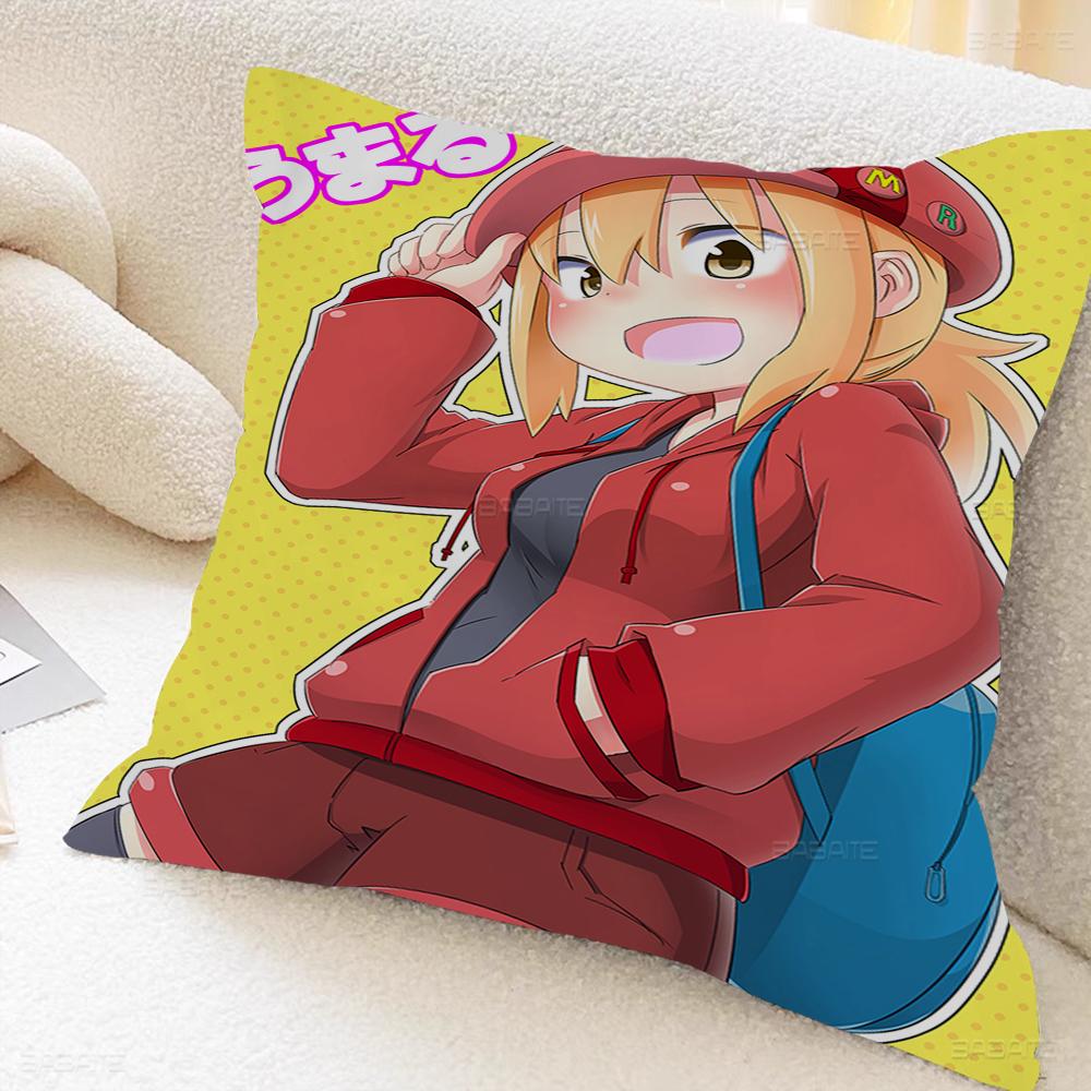 Himouto Anime Umaru Chan Cushion Cover Inches Farmhouse Decor Home Throw Pillow Covers For Couch Decorations