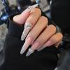 50pcs Long Bar Shape Nail Rhinestones 2x4mm Nail Art Decorations Stylish Nail Gems  Women