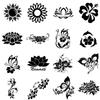 Bumper Sticker Beautiful Flowers Series Rose Lotus Flower Vinyl for Car Body Window Car Stickers and Decals Car Styling,20*20cm