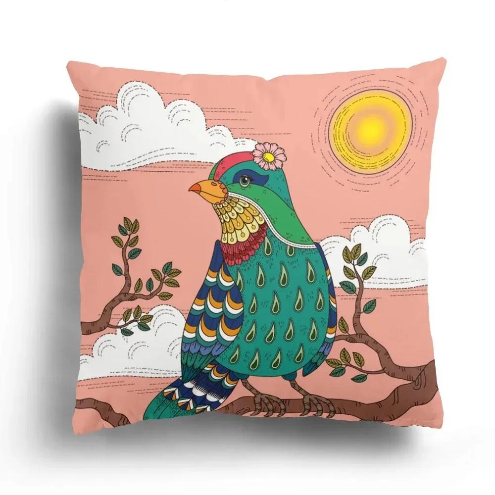 Luxuriöse Heimdeko Kissenbezug Wohnzimmer Sofa Kissenbezug Cartoon Tier Zebra Bär Muster Kissenbezug