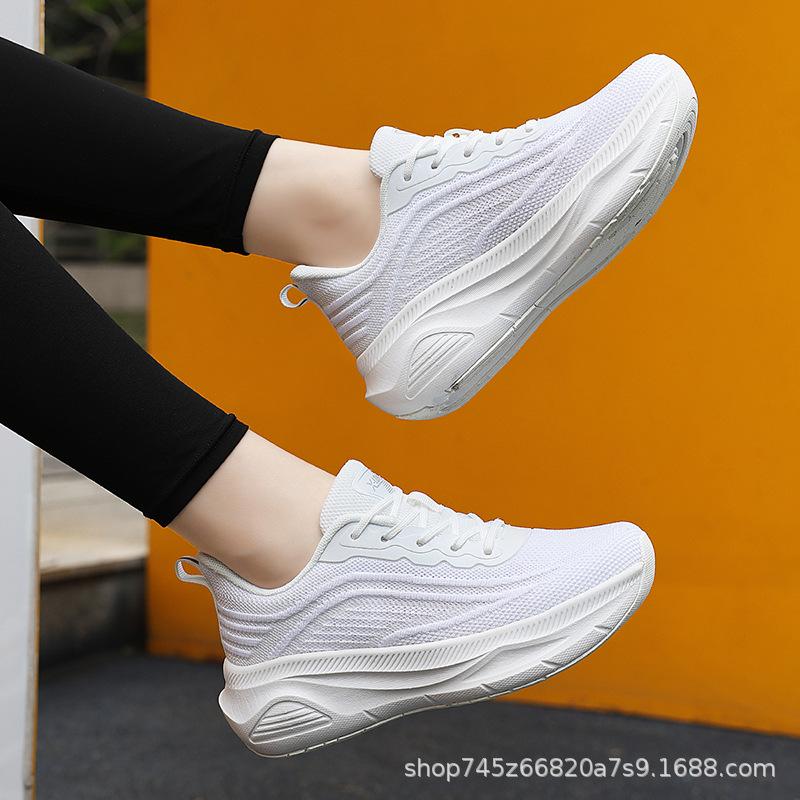 

Spring and summer new sports shoes men s marathon running shoes breathable, lightweight and non-slip couple fitness jumping exercise travel shoes wo 35