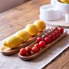 Houten Serveerblad Multifunctioneel Decoratief Houten Serveerblad voor Dessert Kaas Snack Hapjes Fruit Sushi
