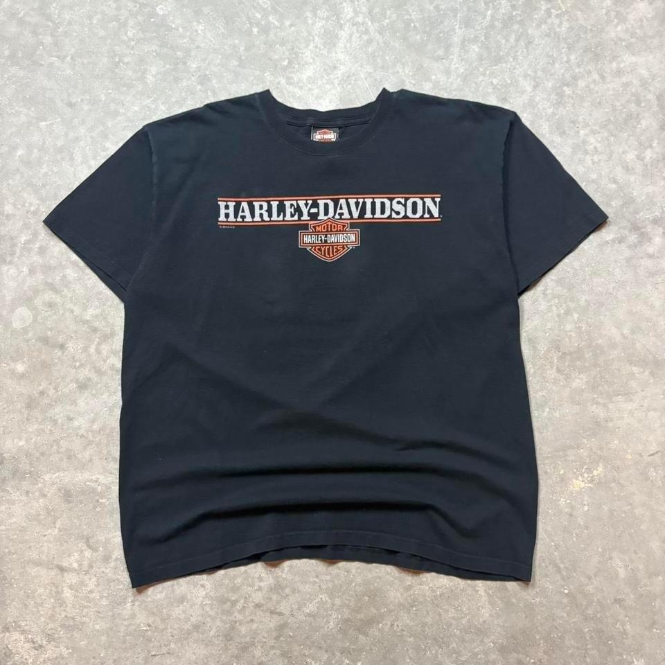 Harley Davidson black and orange streetwear tee #bikerstyle Unisex T-Shirt XXXXL