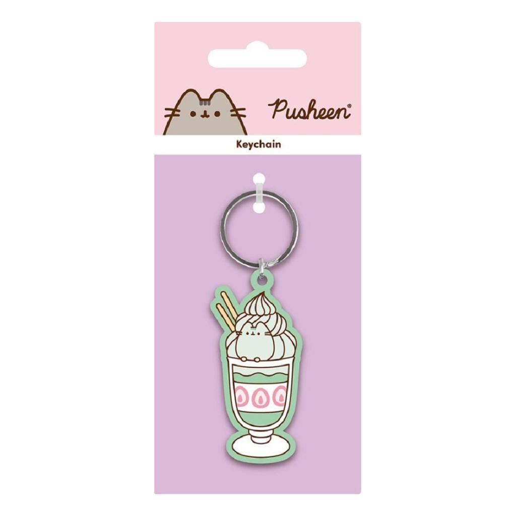 Pusheen Matcha PVC Keyring