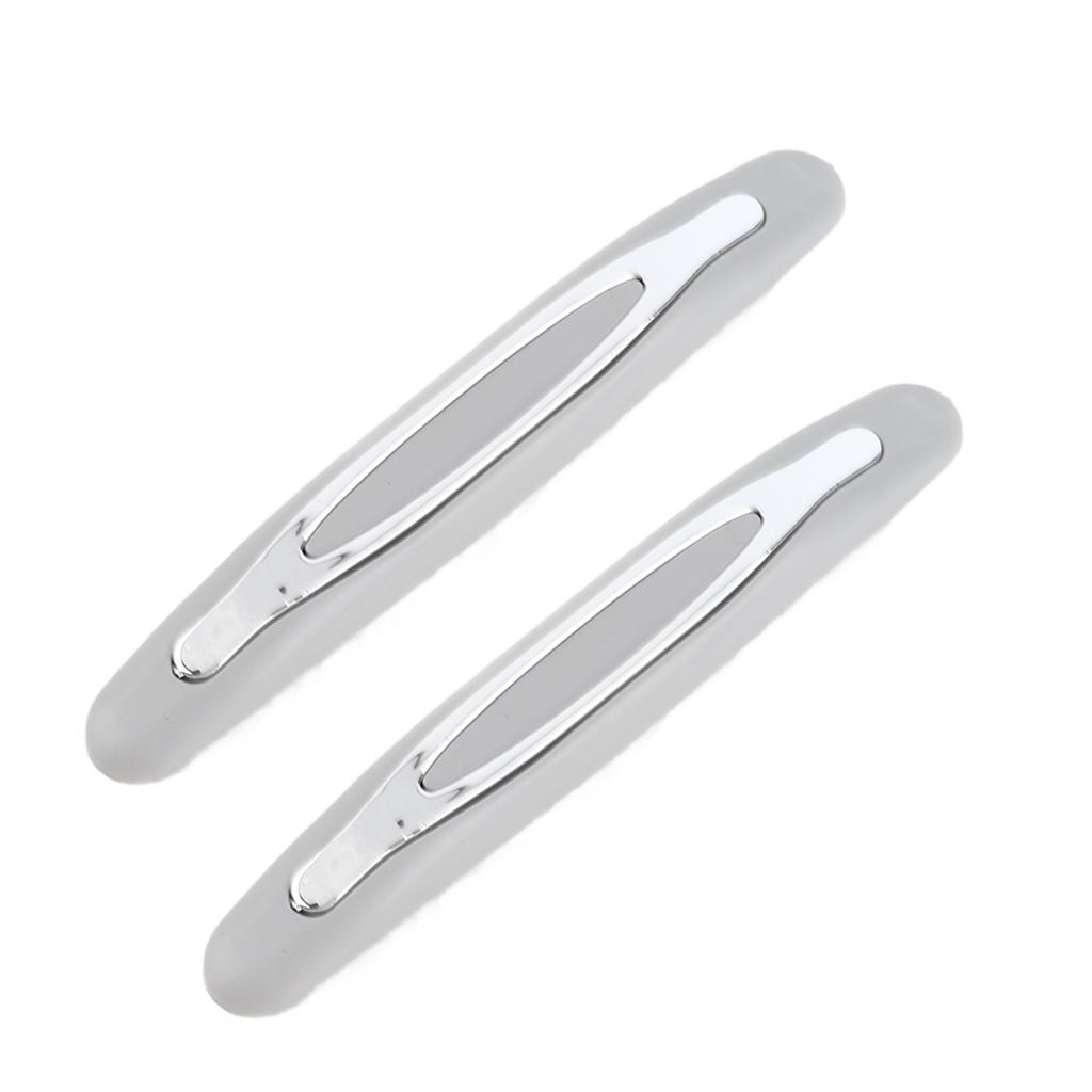 4pcs Car Door Guards Trim Cover Strip Corner Bumper Anti Collision Scratch or Black