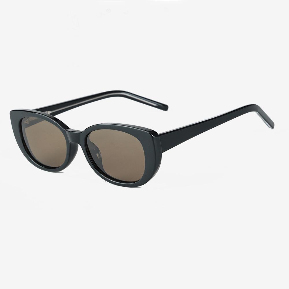 Cat Eye Sunglasses TR90 Frame Polarized Minimalist Design Shades Acetate Temple Women Fashion Gradient Lens Classic Goggles