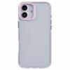 For iPhone 16 Clear Case TPU+PC Shockproof Phone Back Cover