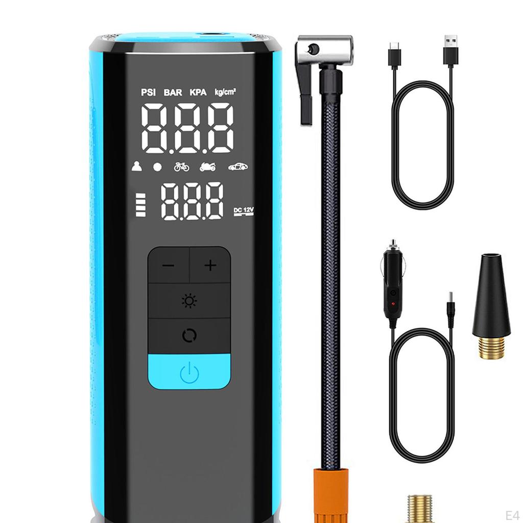 Car Tire Inflator 6000mAh Electric Air Pump for Tires Bicycles Ball Bike