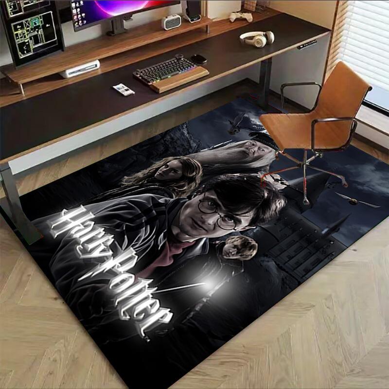 1pc Harry Potter Carpet, for Home & Office Decor, Desk Chair Carpet, Festive Gift,Conference Room CarpetL1118