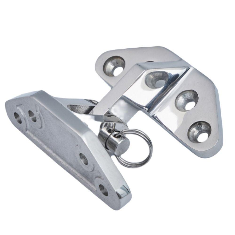 316 Stainless Steel Boat Hinge Shaped Strap Stainless Steel Hinge Yacht Accessory Strap Hinge  RV