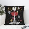 Hollow Knight Silksong Throw Pillow Cover Polyester Cushions for Sofa   Custom Pillowcover Home Decor