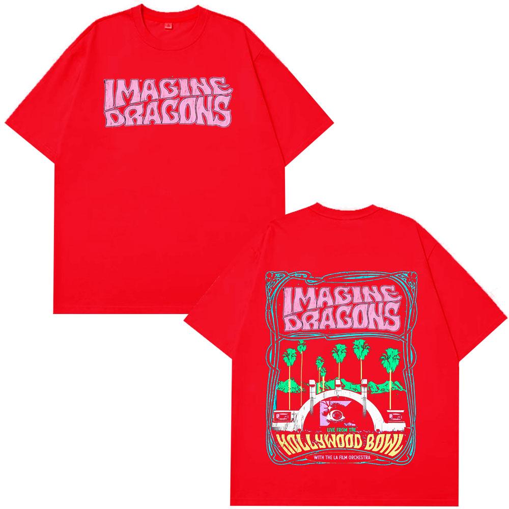 New Unisexs Tshirt Imagine Dragons Loom World Tour 2026 Merch Tshirt Unisex Women Fashion Retro Y2K Tshirt 2026 Summer Casual Top 2XL