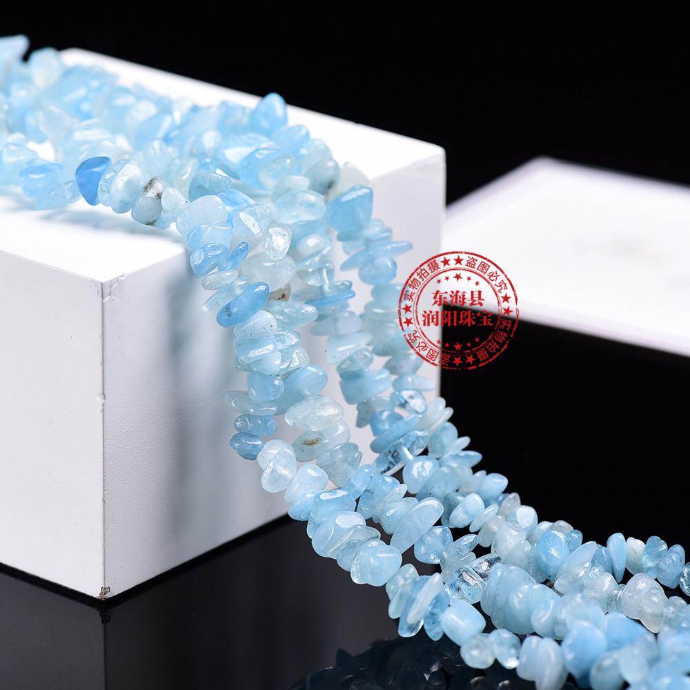 Natural white powder, yellow amethyst, crushed stone semi-finished product, DIY, Colored crystal stones, loose bead jewelry, accessories
