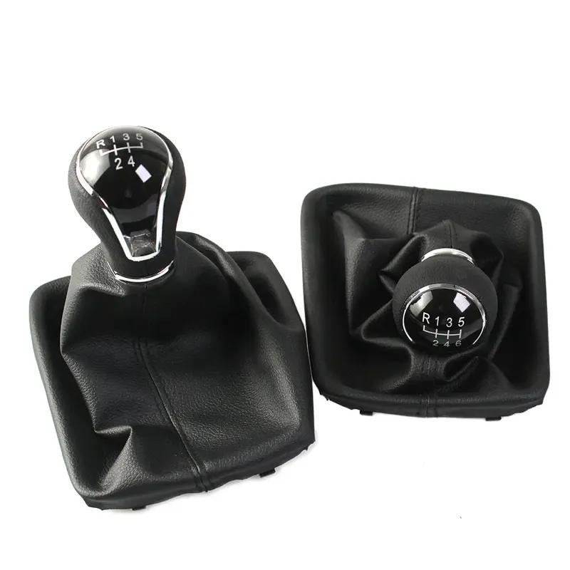 for Seat Leon III MK3 2012-2020 LHD with Shifter Level Stick Gaiter Boot Dust Cover 5/6 Speed Gear Shift Knob New
