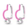 Orstarry 925 Silver Crystal Circular Eardrops Drop Earrings Women Earrings Charm Fashion Versatile Party Jewelry Gifts