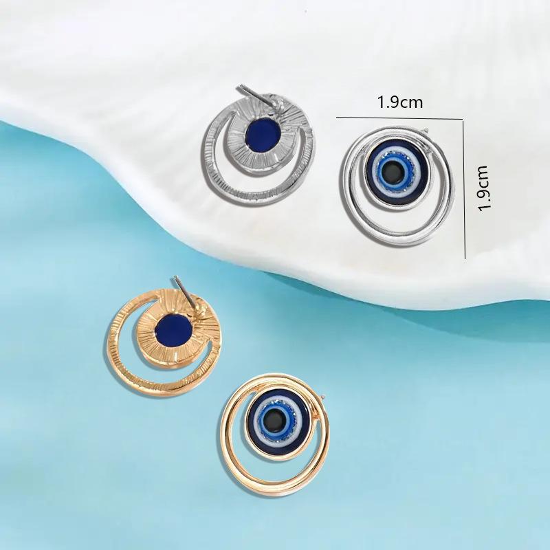 Teufelsauge Ohrstecker Türkisch Blaue Augen Nischen-Charme-Ohrringe
