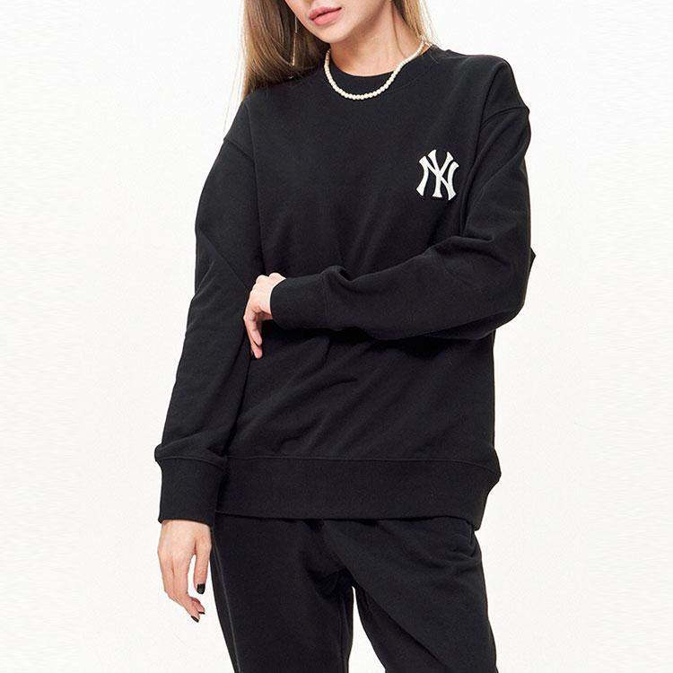 MLB New York Yankees Vintage Floral Crewneck Sweatshirt Unisex sweatshirt Black 3AMTM0831-50BKS