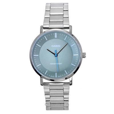Standard Analog Stainless Steel Grey Dial Quartz MTP-VT04D-8E Men's Watch