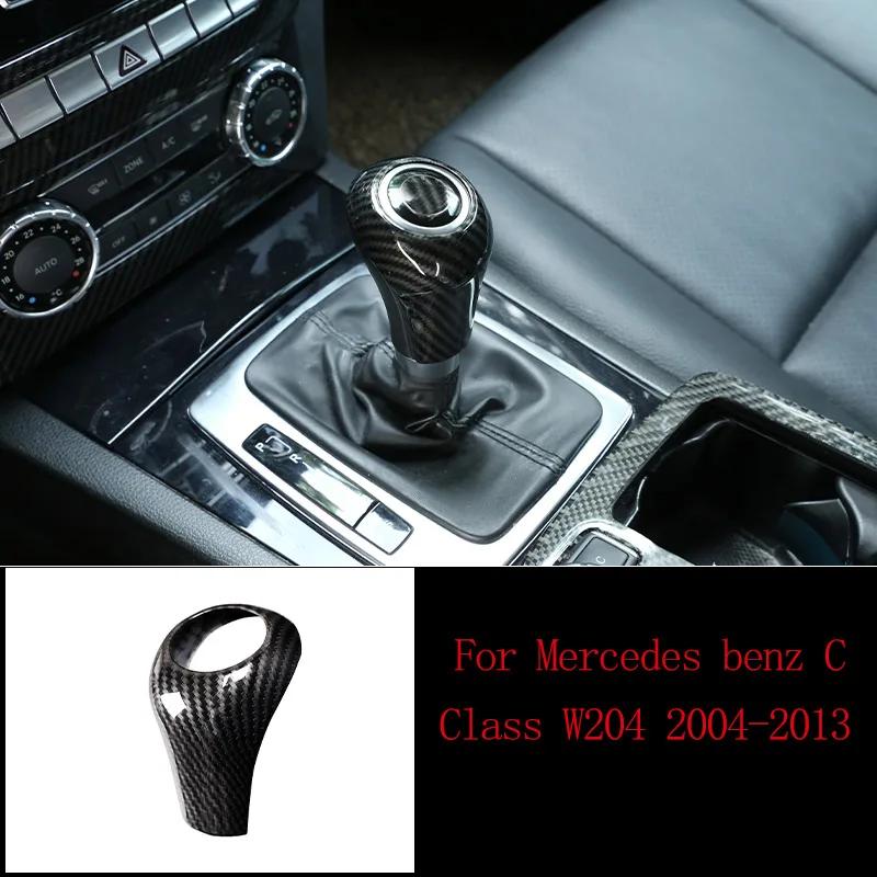 Carbon Fiber Car Interior Decoration Trim Stickers For Mercedes Benz C Class W204 C180 C200 2007-2013 Accessories