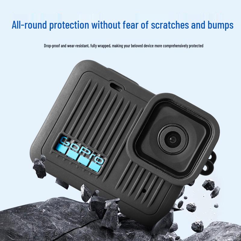 GoPro Hero Protective Silicone Case with Lens Cap and Battery Cover