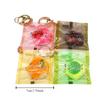 Novelty Pineapple Bread Keychain Squeeze Slow Rebound Pinch Pendant  Children Gift