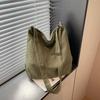 Canvas-Tasche Damen Große Kapazität Umhängetasche Pendler Crossbody-Tasche