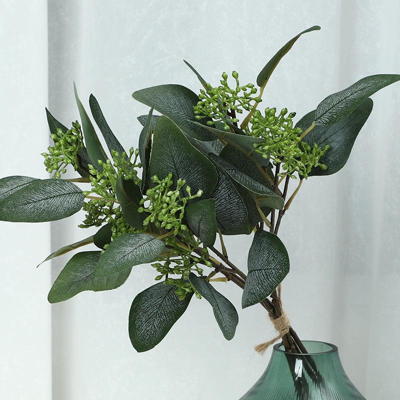 Simulated Green Plant Eucalyptus Bundle Home Decoration Simulated Plant Wall Photography Props