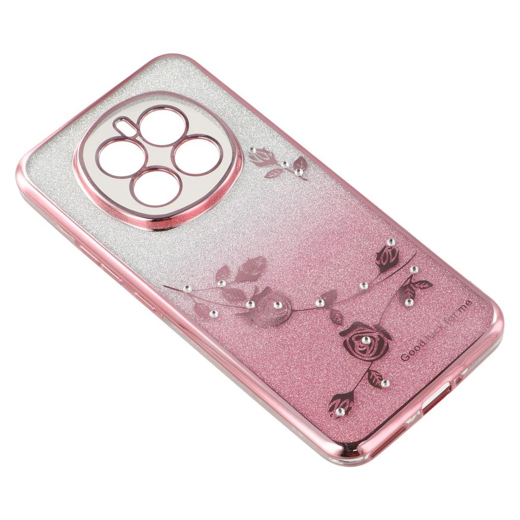 KADEM Für Honor Magic7 5G Hülle Blume TPU Flexibel Farbverlauf Handyhülle