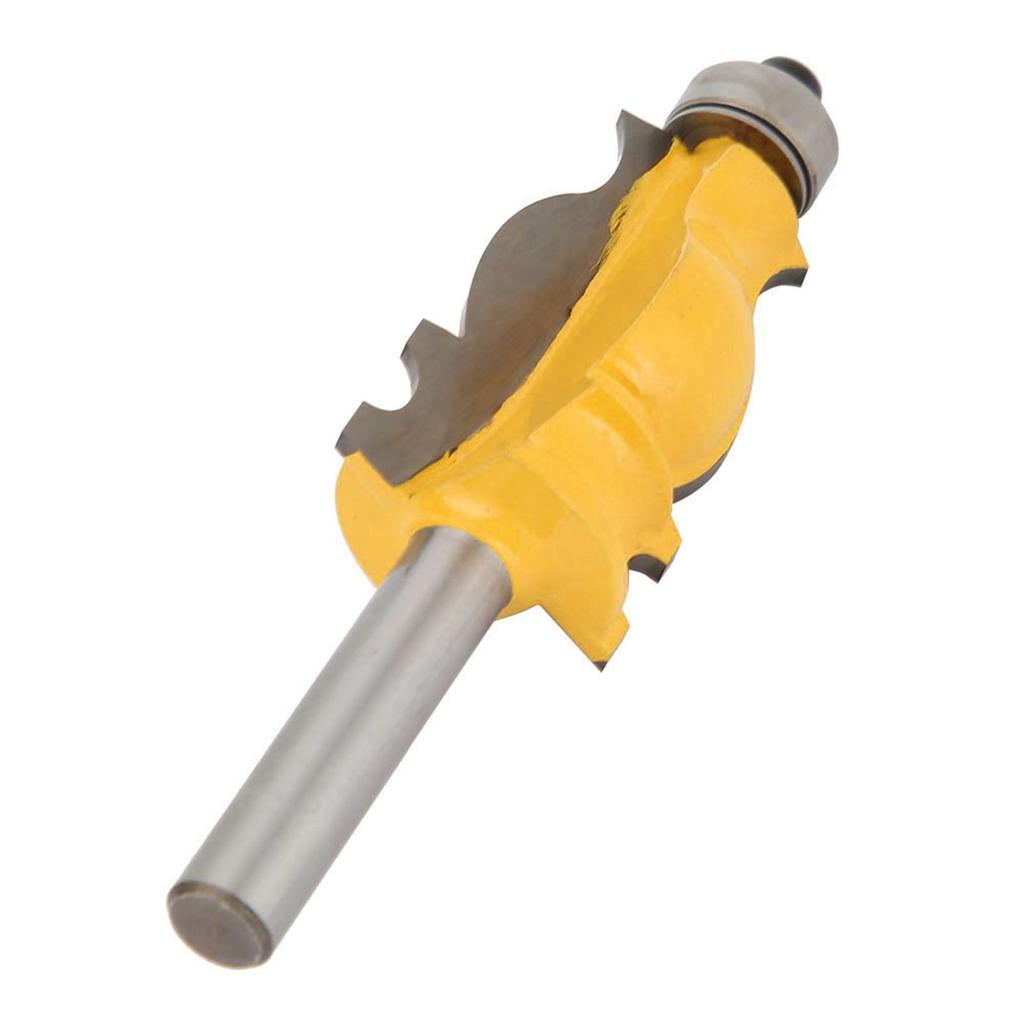 8mm Shank Woodworking Fishtail Handrail Router Bit Edge Finishing Milling Cutter