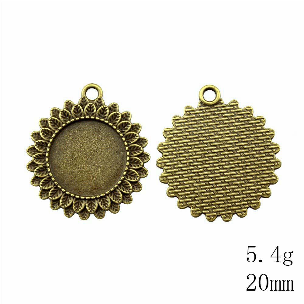 Bijuterii și Accesorii de Ziua Mamei Potrivite pentru Cabochon de Sticlă Rotund 20mm Bază Setare Tavă Bezel Piese Accesorii Bijuterii Accesorii pentru Bărbați