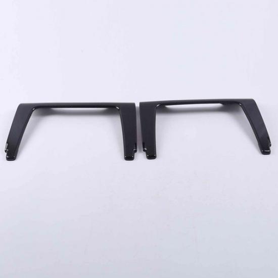 Seat Back Storage Frame Cover Trim For 2014- Jeep Grand Cherokee ABS Fiber