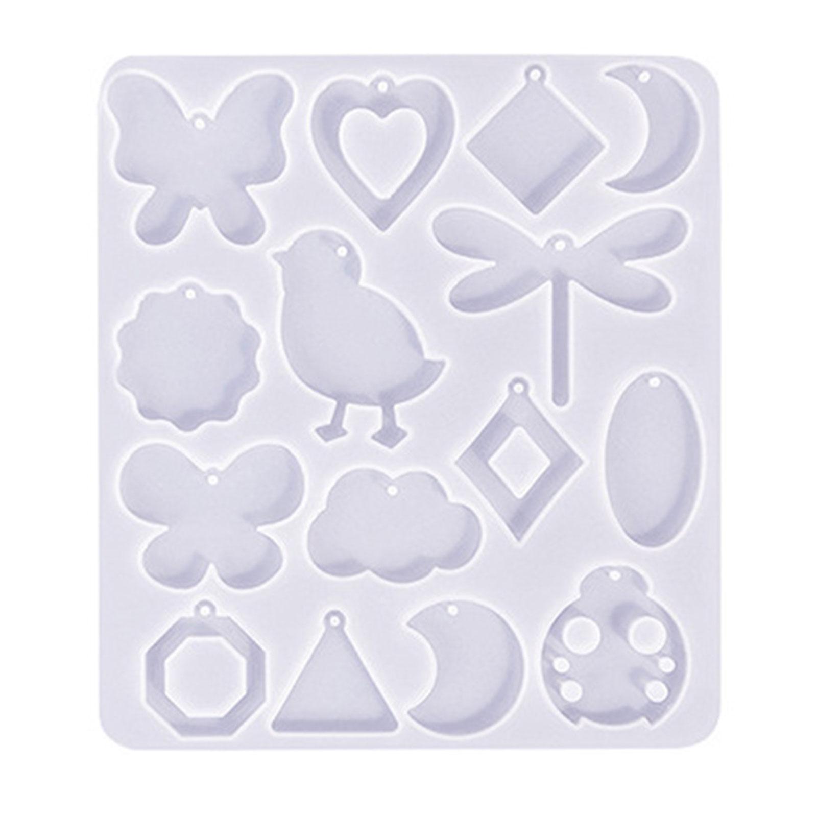 

Серьги из эпоксидной смолы, привлекающие внимание геометрические формы для сережек в виде животных, силиконовые формы для подвесок в ушах для любителей Y 4