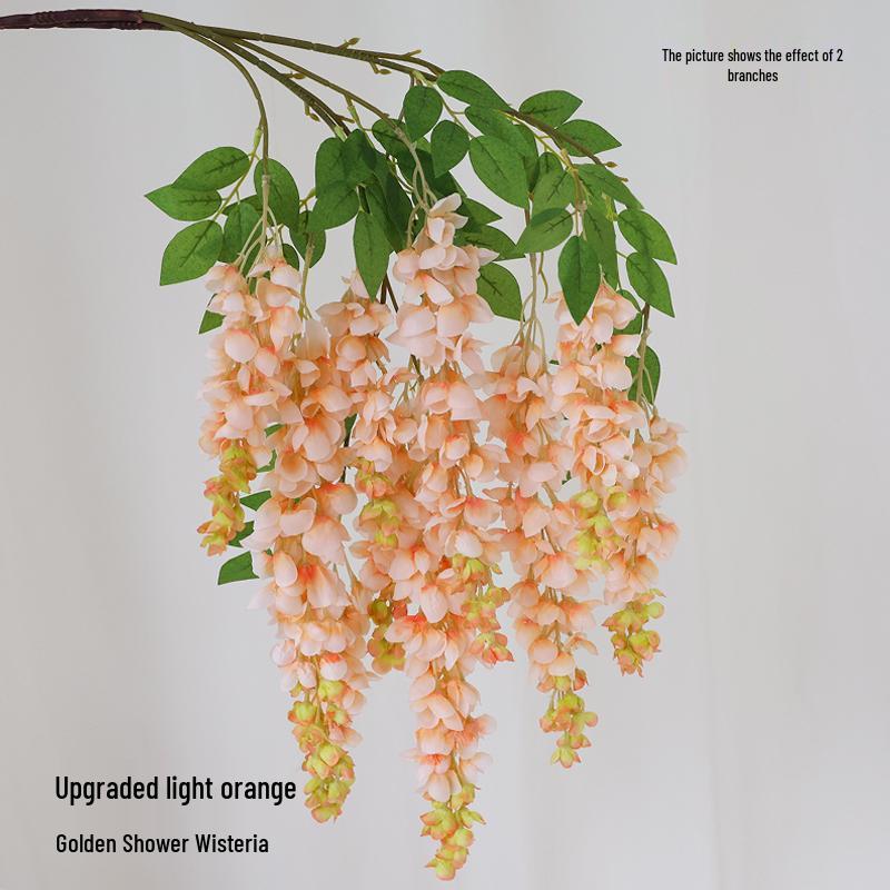 Wisteria Artificial Vine Hanging Flower Decoration for Ceilings and Pipe Covers