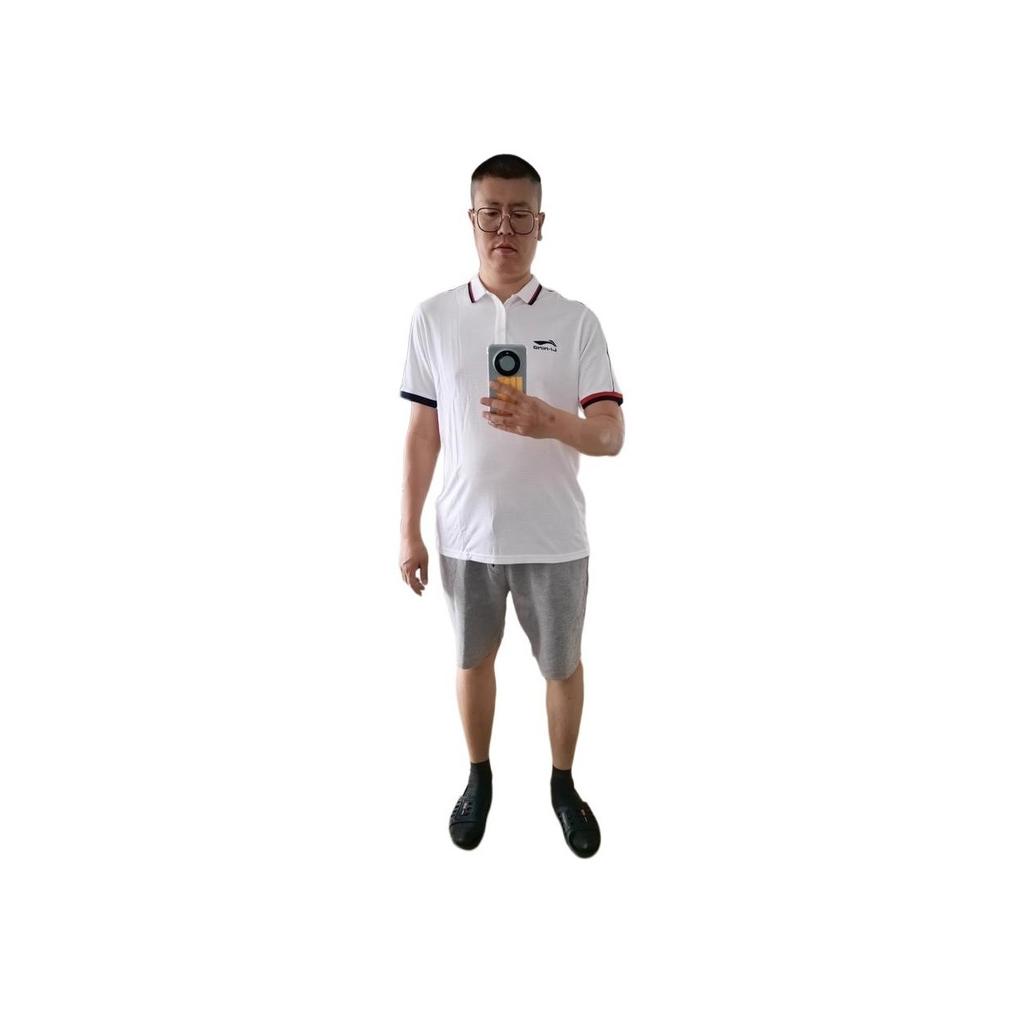 Li Ning Solid Color Polo Shirt Men tops White APLS127-1