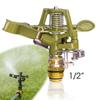 1PC 1/2 3/4 pollice Irrigatore Pulsante Metallico Braccio Oscillante a 360 Gradi Irrigatori Rotanti per Prato per Sistema di Irrigazione del Giardino