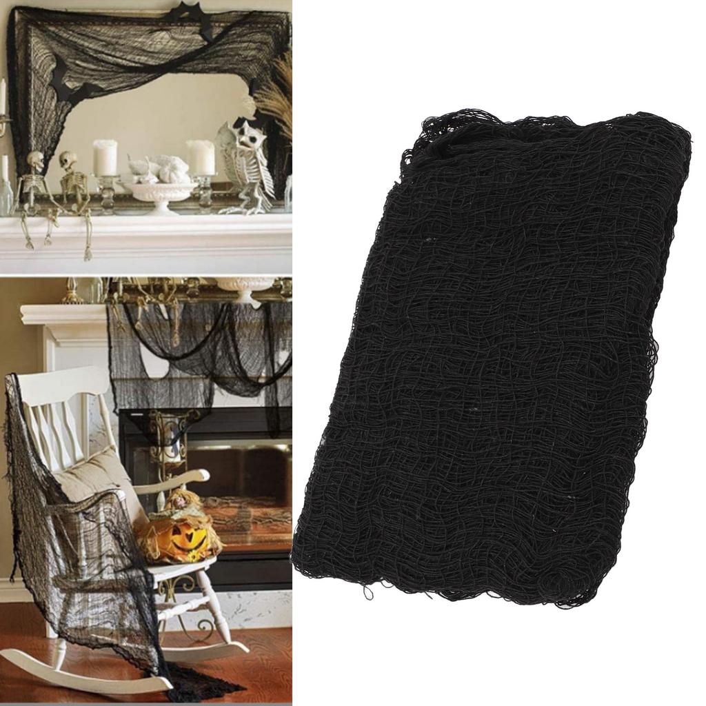 Creepy Cloth Tight Cuttable Reusable Party Supplies House Decorations Spooky Scary Gauze for Outdoor Terrace Garden