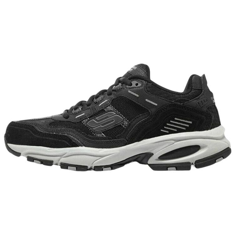 Skechers Vigor 2.0 Men Charcoal Gray Low Top Casual Shoes Mesh Leather Comfortable 237067-BKCC 43